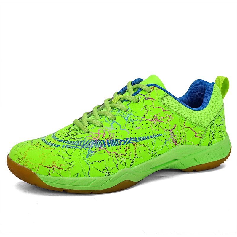 Bequeme, atmungsaktive, rutschfeste und leichte trainingsschuhe für herren, badmintonschuhe, fitness- und tennisschuhe für paare: Grün
