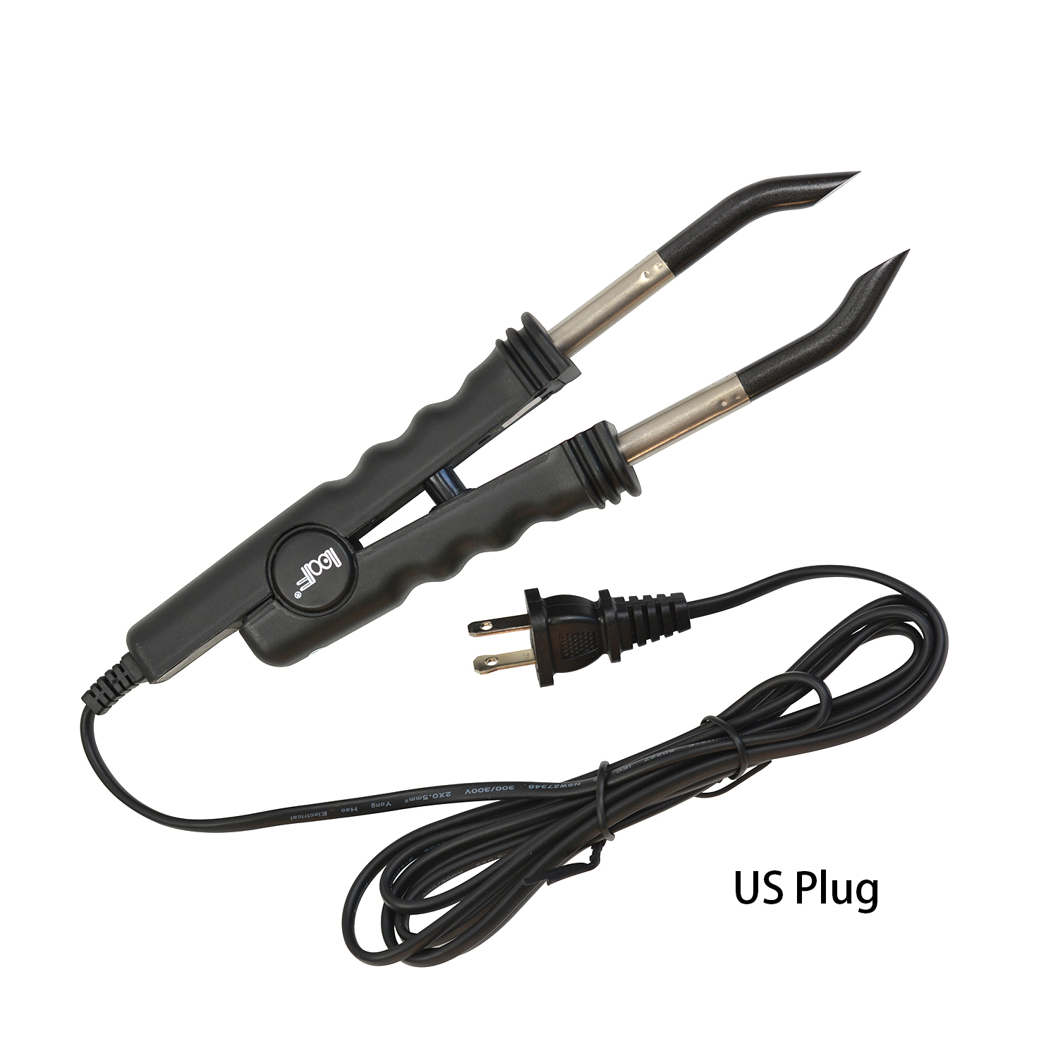 Hair Extension Iron Connector Fusion Hair Extension Keratin Bonding Salon Tool Constant temperature Heat Connector: Red