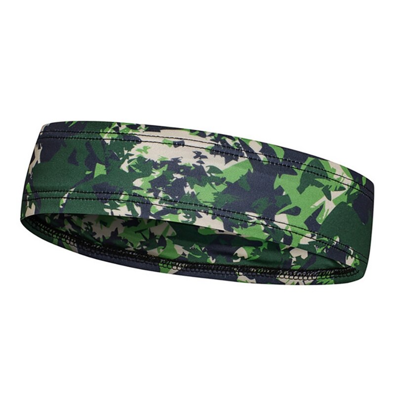 1 pièces camouflage Couple sport bandeau de sueur style européen Turban pour Yoga cyclisme en cours d'exécution: Camo Green