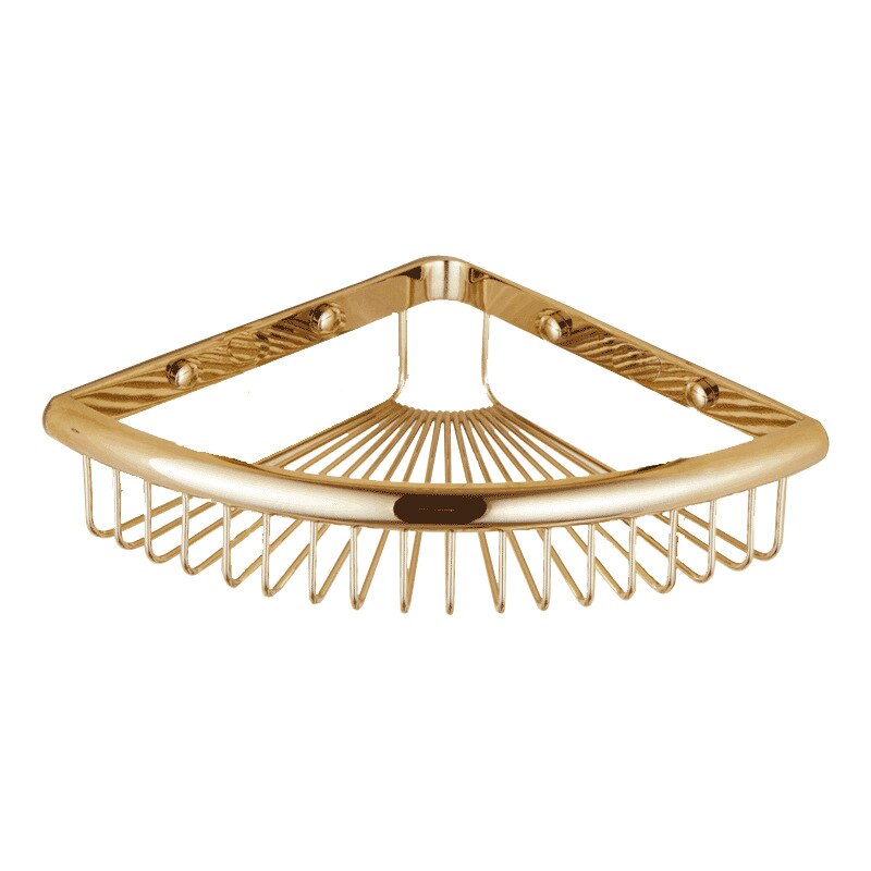 Tuqiu Badkamer Hoekplank Goud En Zwart Badkamer Planken Messing Badkamer Opslag Organizier Shampoo Houder Badkamer Houder