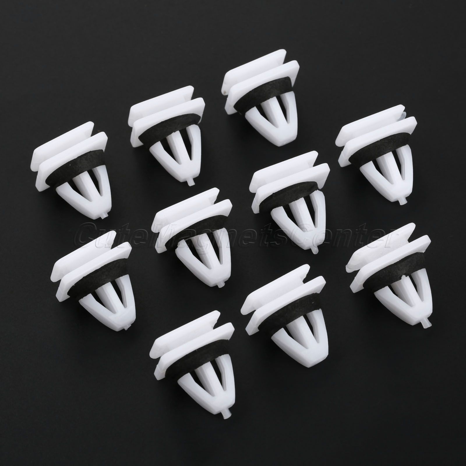 mtsooning 20pcs Car Rocker Cover Trim Clips Panel Sill Guard Moulding Side Skirt Nylon Retainer for Honda Civic CRV