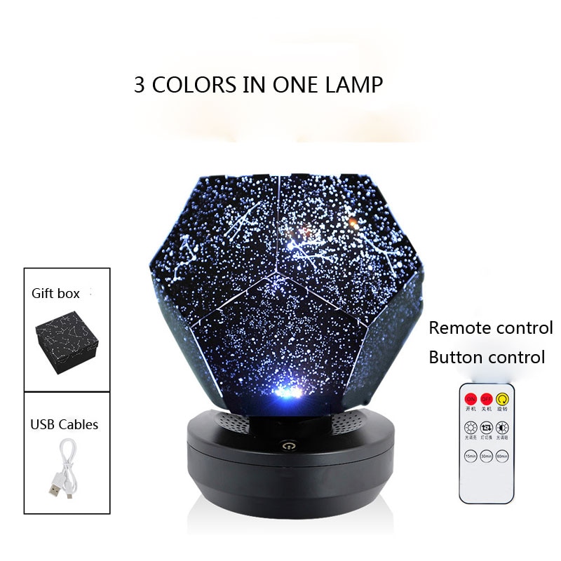 Sky Projector Star Light Projector Starry LED Galaxy Lamp Nebula Nightlight Children Night Lights For Kids Bedroom Table