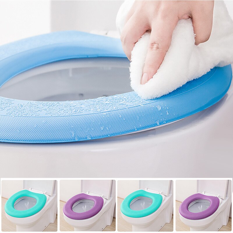 Universele Waterdichte Toilet Seat Mat Thuis Wasbare Toilet Seat Case Comfortabele Toiletbril Badkamer Accessoires