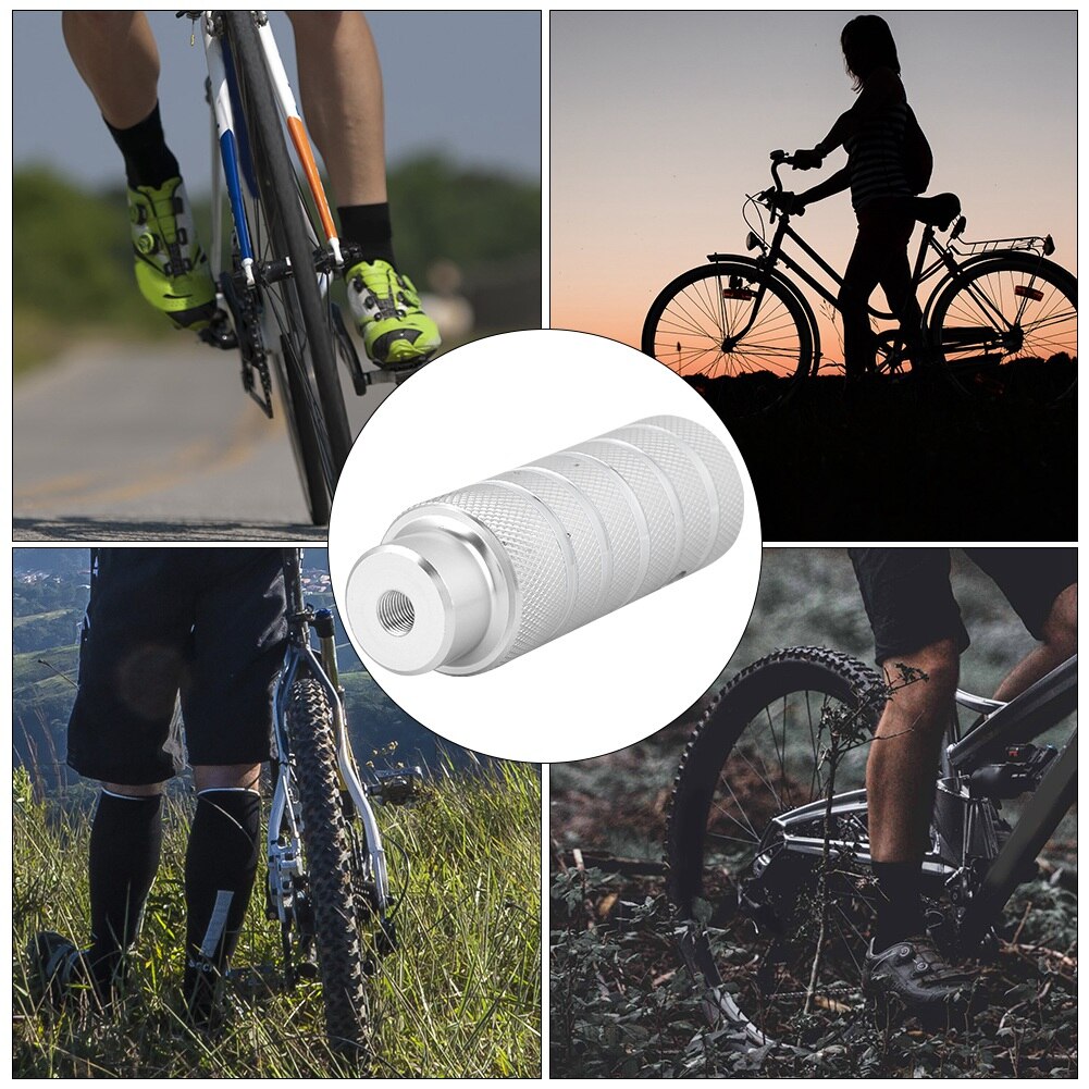 Metall cykel fotpinne cykel tunga fotställ pinnar bak stunt pinnar fotstöd cykel tillbehör lämplig för de flesta cyklar