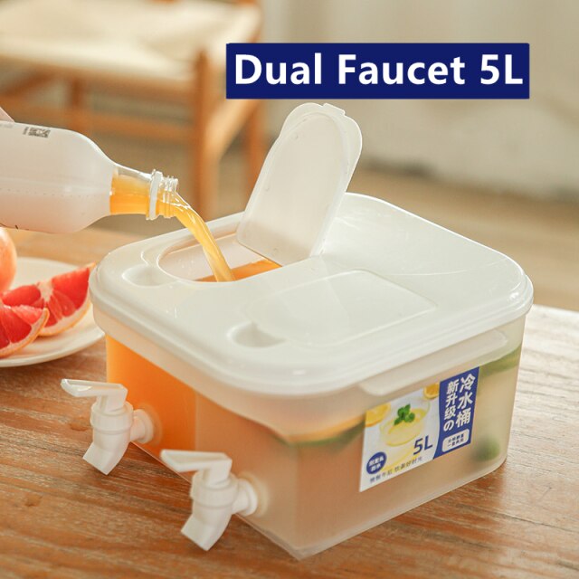 Cold Kettles Large Capacity Refrigerator Cold Water Container For Lemonade Beverage Dispenser With Tap Teapot Cold Water Jug Pot