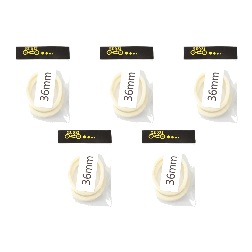 Horquilla para bicicleta, anillo de esponja, sello de absorción de espuma de aceite, retenedor de suspensión, accesorios para bicicleta, 32mm, 30mm, 32mm, 34mm, 35mm, 36mm, 38mm, 40mm: Transparente