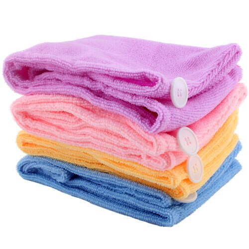 Serviette magique en microfibre pour femmes, bonnet de douche, pour cheveux secs, serviette de bain, séchage rapide, douce, Turban, envelopper la tête, produit de salle de bain: Default Title