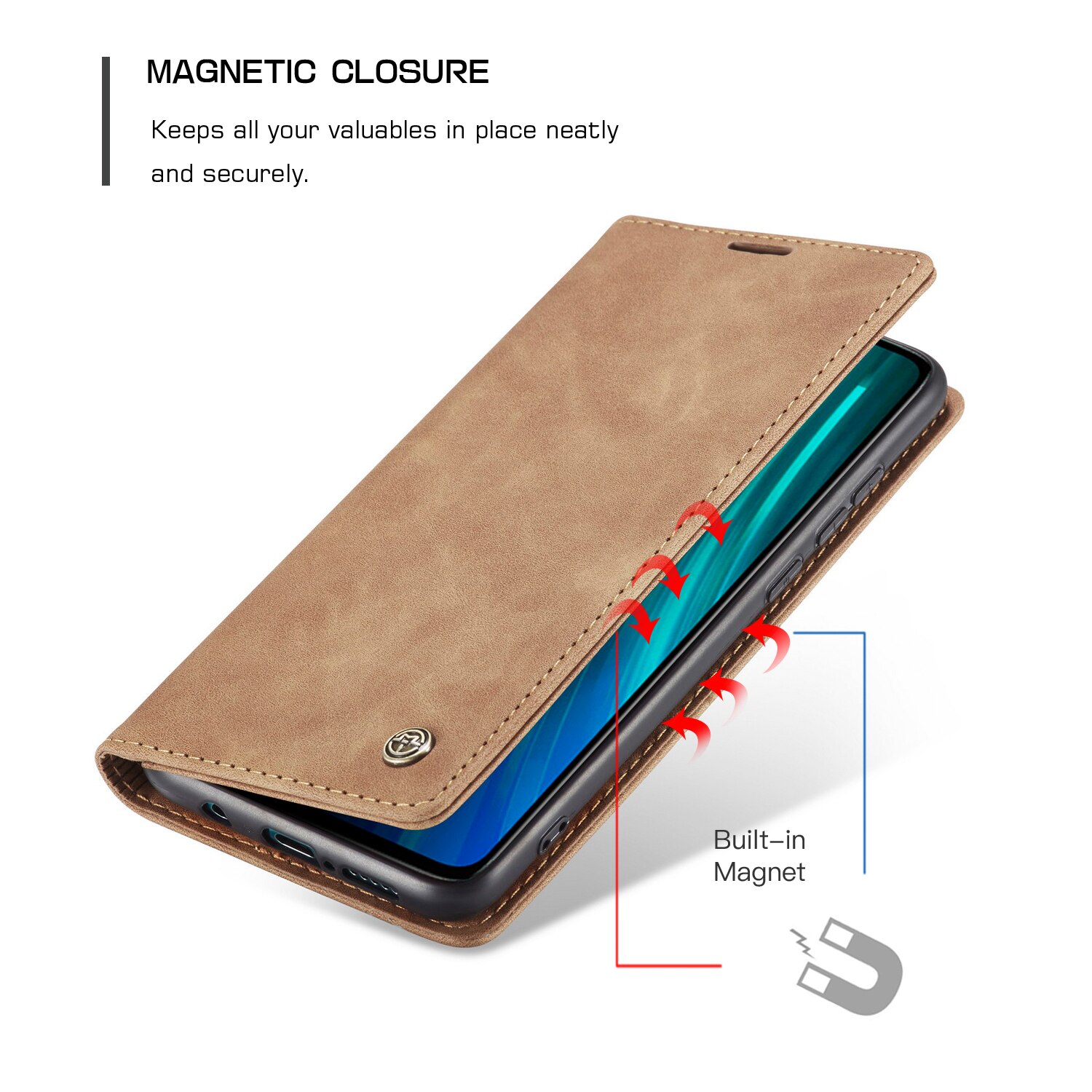 Redmi Note 8 Case Portemonnee Fundas Voor Xiaomi Redmi Note 8 Pro 8Pro Note8 Cover Luxe Pu Leather Flip Magnetische stand Coque Behuizing