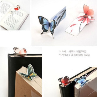 14 stk 3d sommerfugl bogmærke til smukke fødselsdag bog mærke jul papir bogmærke