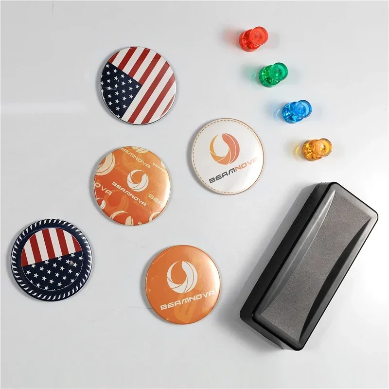 50/100 pièces 25-75mm aimant réfrigérateur Badge broche bouton fabricant pièces bricolage Badge bouton broches pour artisanat d'art faisant réfrigérateur Badges ensemble
