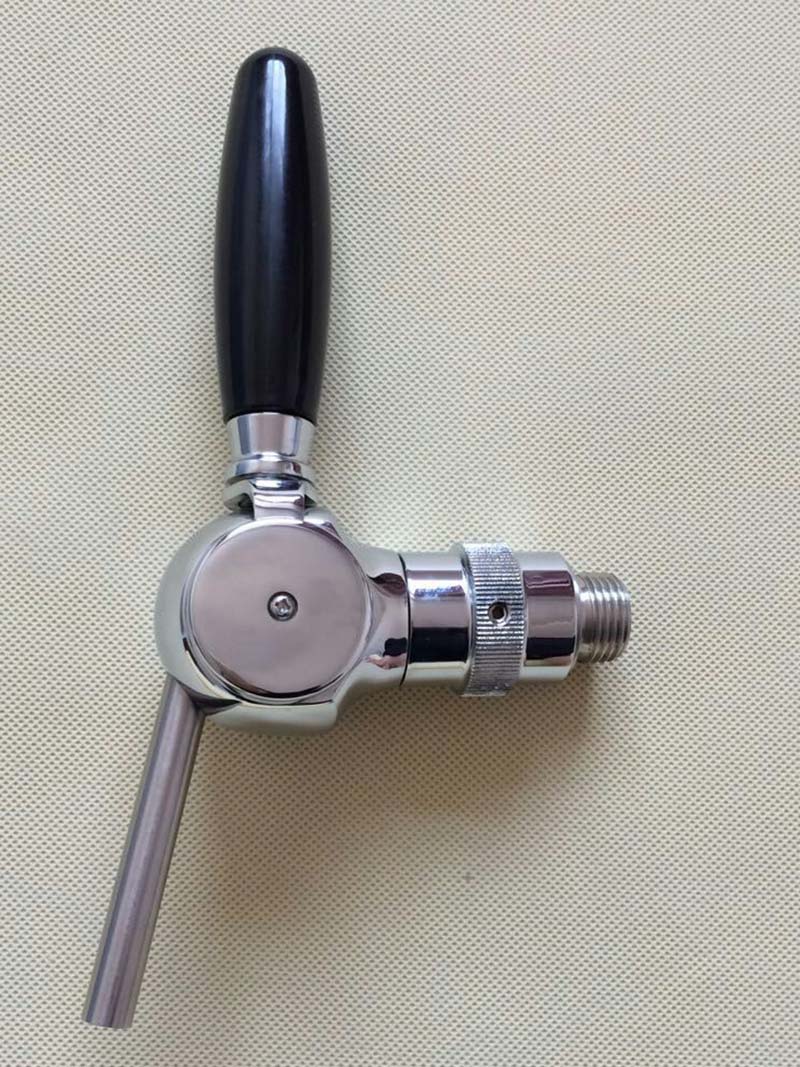 Belgian Ball Shape Beer Tap With Compensator, Flow Adjustable For Homebrew Or Bar