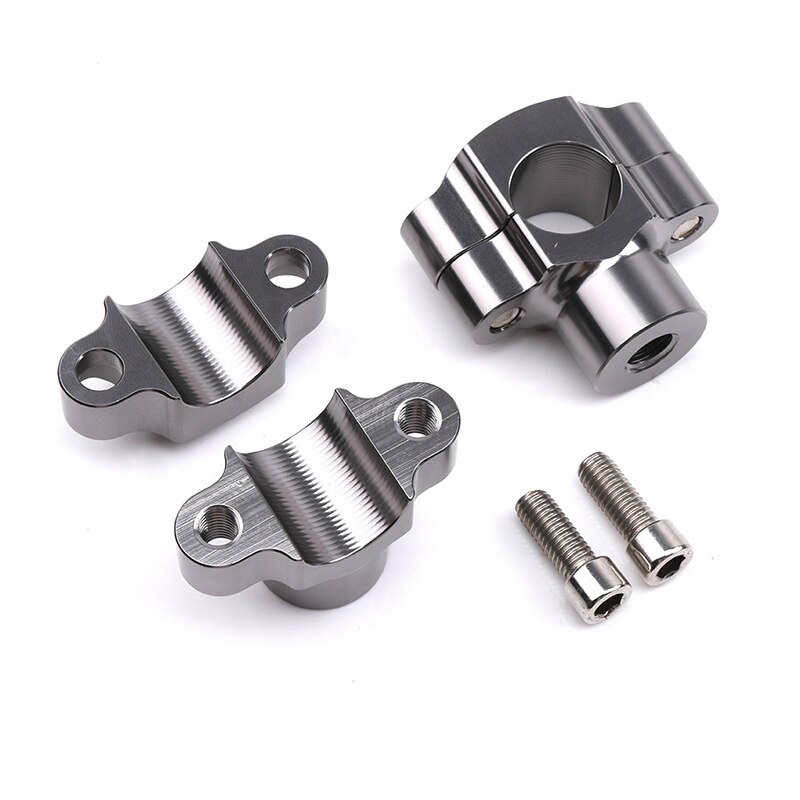 Motorcycle Universal 22Mm Stuur Risers Vet Handle Bar Mount Klem Voor Motorfiets Scooter Refit Stuur Refit Accessoires