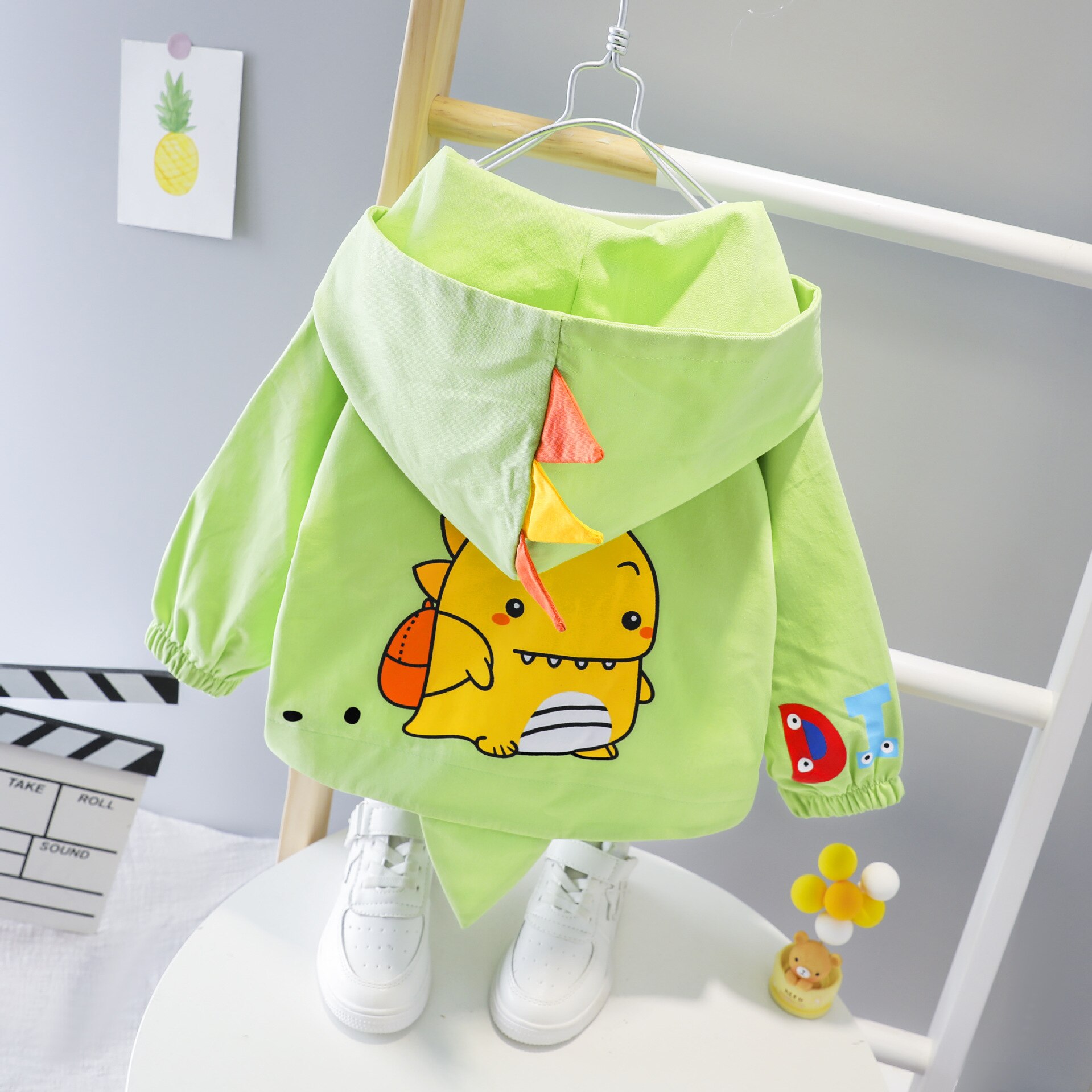 Automne bébé garçons à manches longues dessin animé à capuche vestes à glissière Cardigans enfants enfants manteaux infantile filles vêtements d'extérieur décontractés casaco