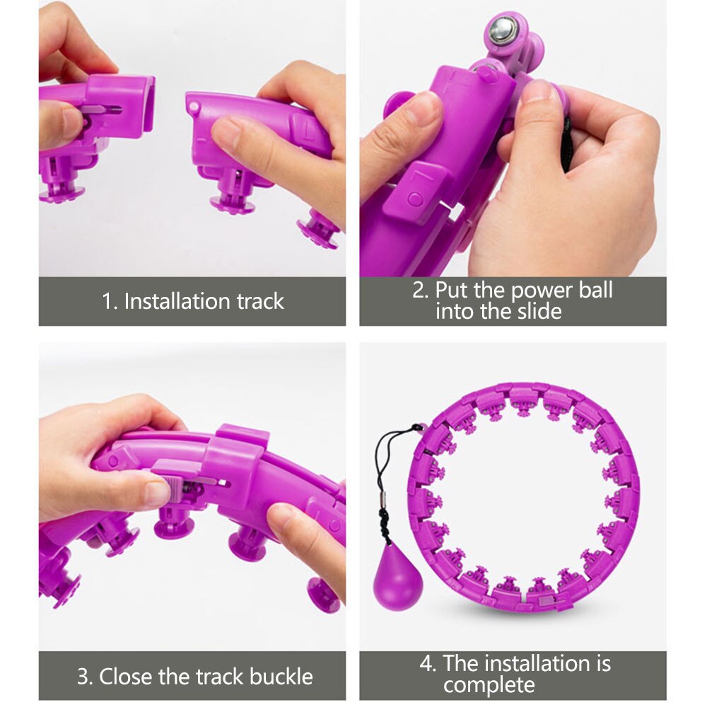 Intelligente De remise en forme Sport Cerceau Réglable Mince Taille Exercice Détachable Cercles de Massage Équipement De Conditionnement Physique À La Maison Taille Formation Directe