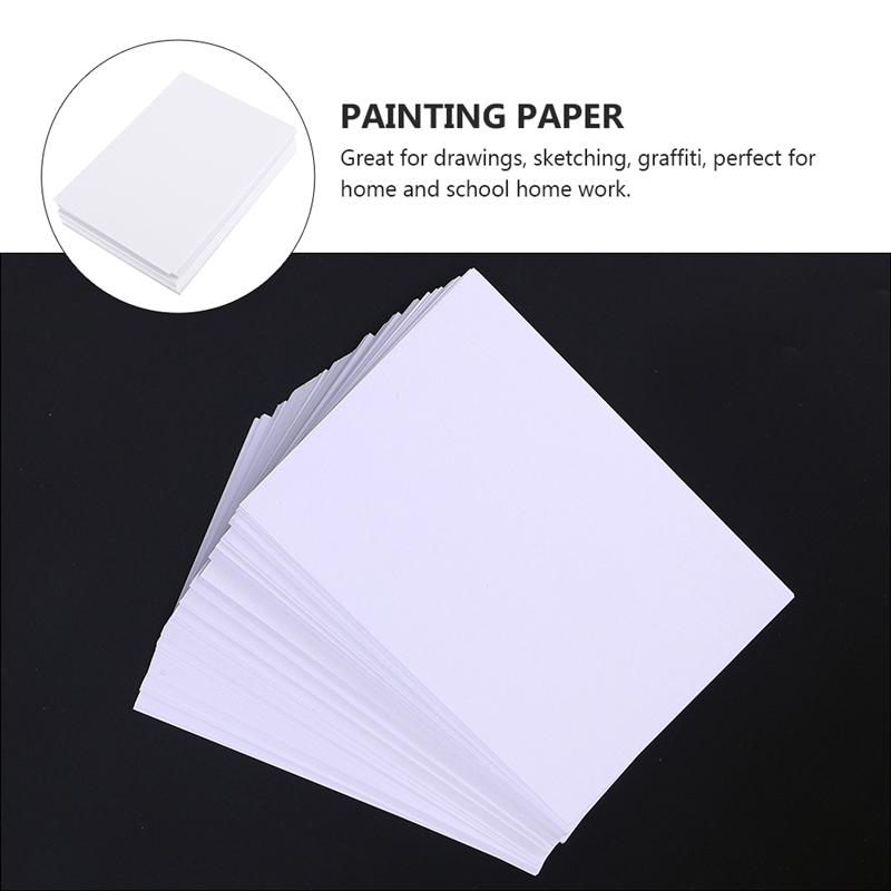 200 Sheets A5 Painting Watercolor Paper Drawing Sketching Paper for Students