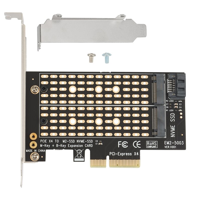 Add on Cards PCIE to M2/M.2 Adapter SATA M.2 SSD P... – Grandado