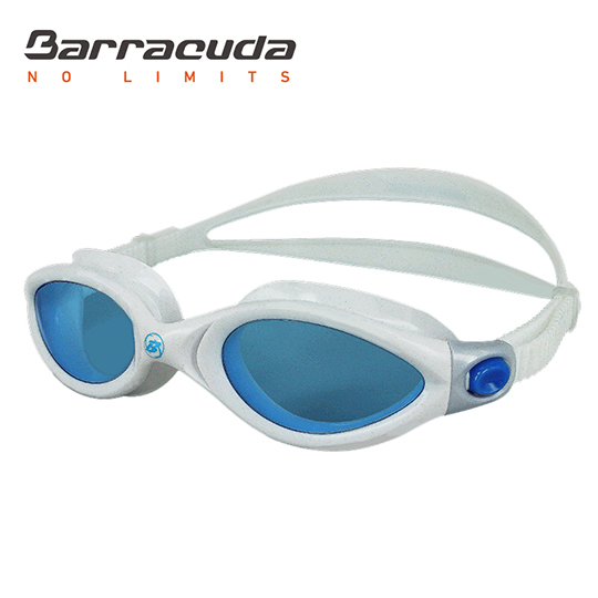 Barracuda børn børn svømmebriller a buede linser strømline anti-dug uv-beskyttelse til teenagere 7-15 -årig  #33020: Blå