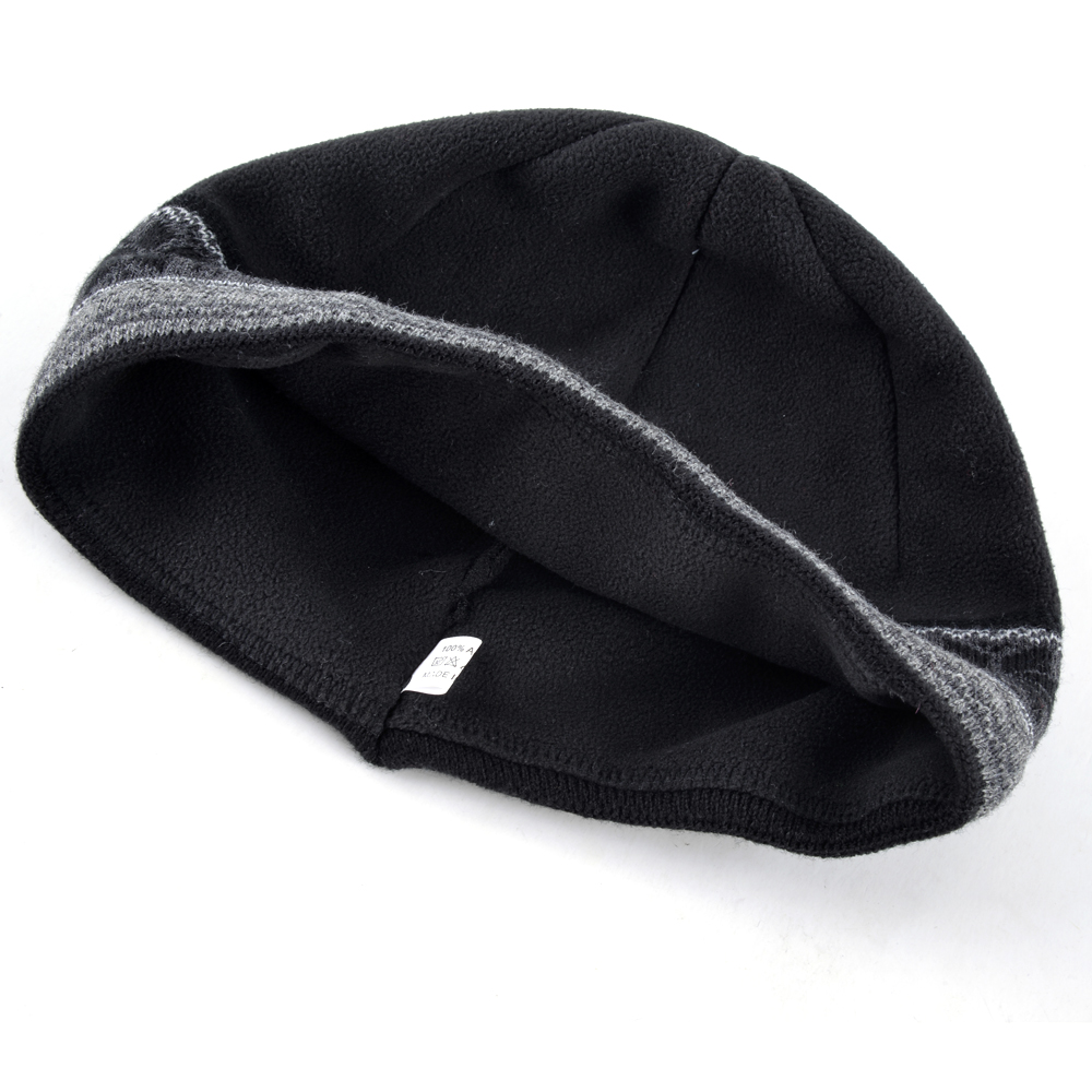 Herre skullies skating tykkere snøfnugg lue lue strikkede gutte luer panser luer vinter plysj lue luer for menn