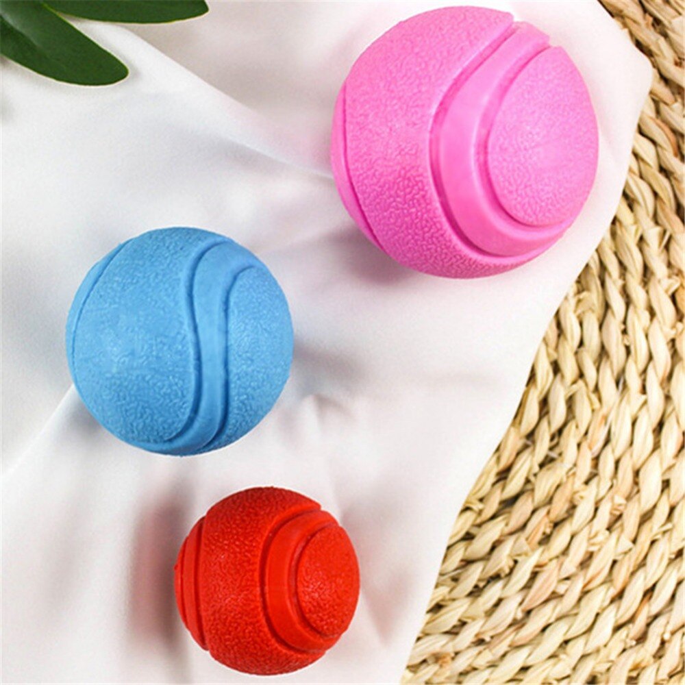 Haustier Hund Spielzeug extra-hart Gummi Ball Spielzeug Lustige Interaktive Elastizität Ball Hund Kauen Spielzeug Für Hund Zahn Reinigung teethbrush Bälle