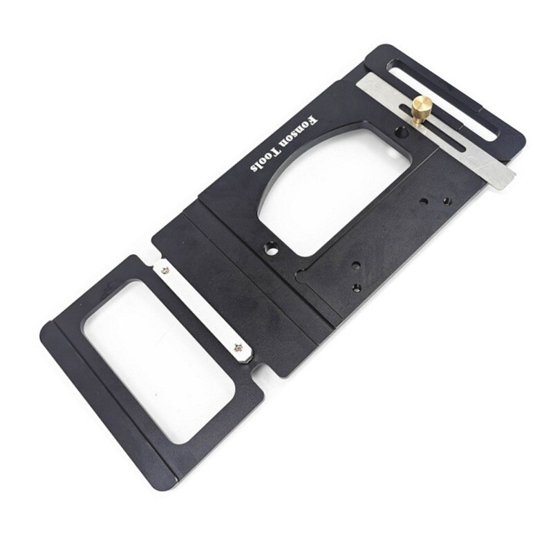 Woodworking 90 Degree Angle Stop Track Saw Square Guide Rail Clamp Right Angle Positioning Plate for Festool and Makita Rails