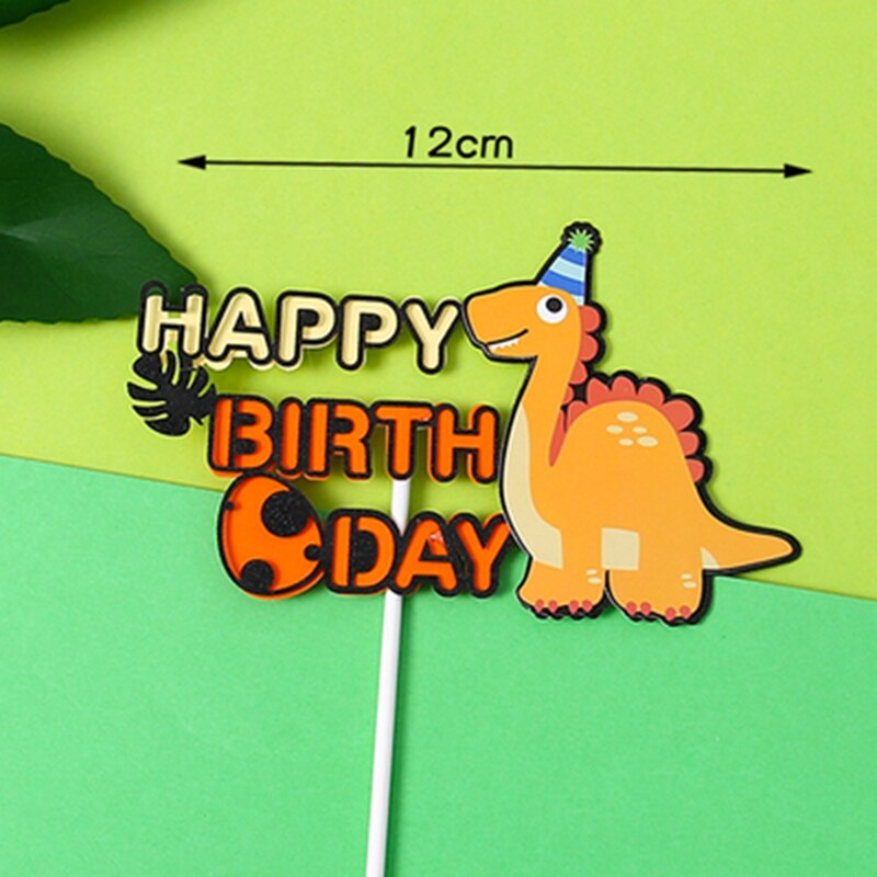 Dinosaure thème fête décoration de gâteau Jungle Safari anniversaire Party1st fête d'anniversaire garçons jurassique monde fête bébé douche décor: Rose