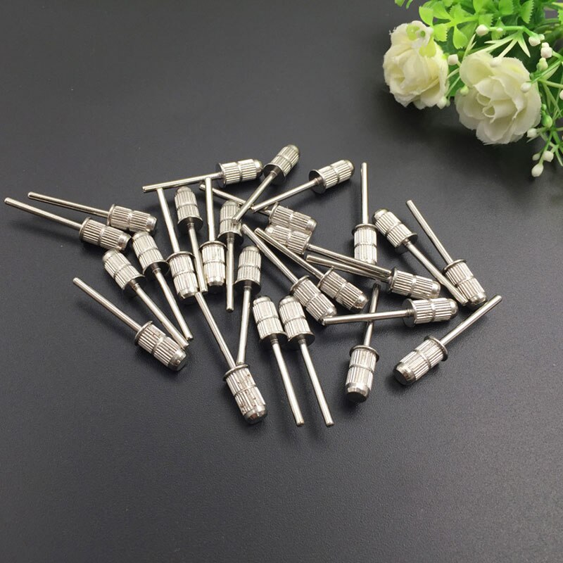 Nail art drill bits for sanding band fit granding machine sand paper bands shaft mandrel stick shank with 2.3mm diameter