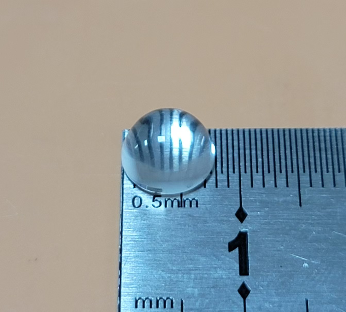 Średnica soczewki szkła 4MM 5MM 6MM 8MM 10MM 11.6MM 11.8MM 12MM optyczna soczewka płasko-wypukła, dioda doprowadziło dużej mocy soczewki: Różowy