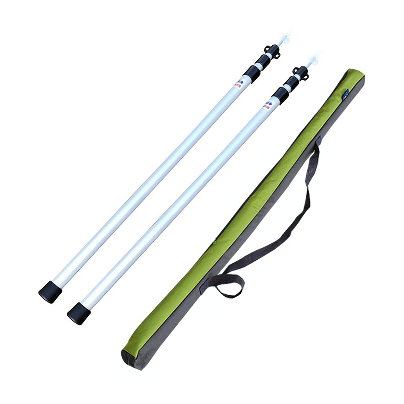 2pcs Outdoor Camp Column Tent Canopy Pole 2.8m Aluminum Alloy Telescopic Aluminum Tube Adjustable And Bold Support Column