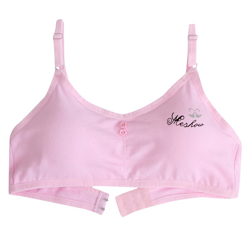 3 Stuks Kids Meisje Verstelbare Bh Vest Kids Cotton Blended Beha Kleding Jaar YH-17