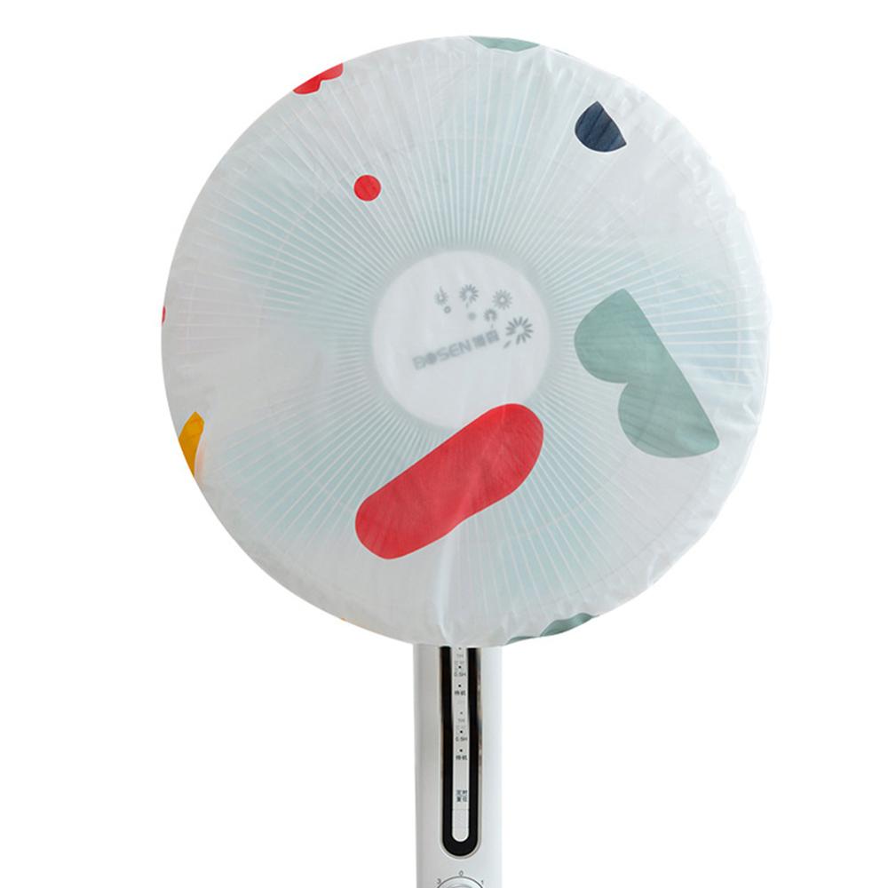 Tapa antipolvo para ventilador PEVA de Pedestal de 17,7 pulgadas, lavable, a prueba de polvo, no tóxico, cubierta para ventilador, impresión geométrica/Floral, antipolvo