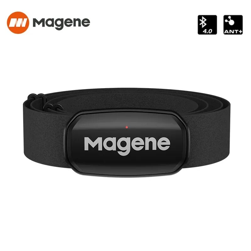 Magene-H303 H64 Monitor de Freqüência Cardíaca, Sensor Mover, Dupla ANT, Bluetooth, Correia Peito, Computador de ciclismo, Bicicleta, Wahoo, Garmin, Esportes