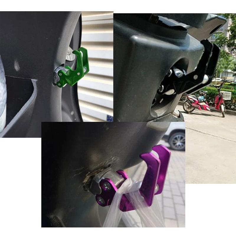 Motorradhaken Adlerklauen-Aufhänger Helmhaken Langlebig 6mm Schraube Aluminium Motorradhelm Tasche Handschuh Rolle Gepäckhalter