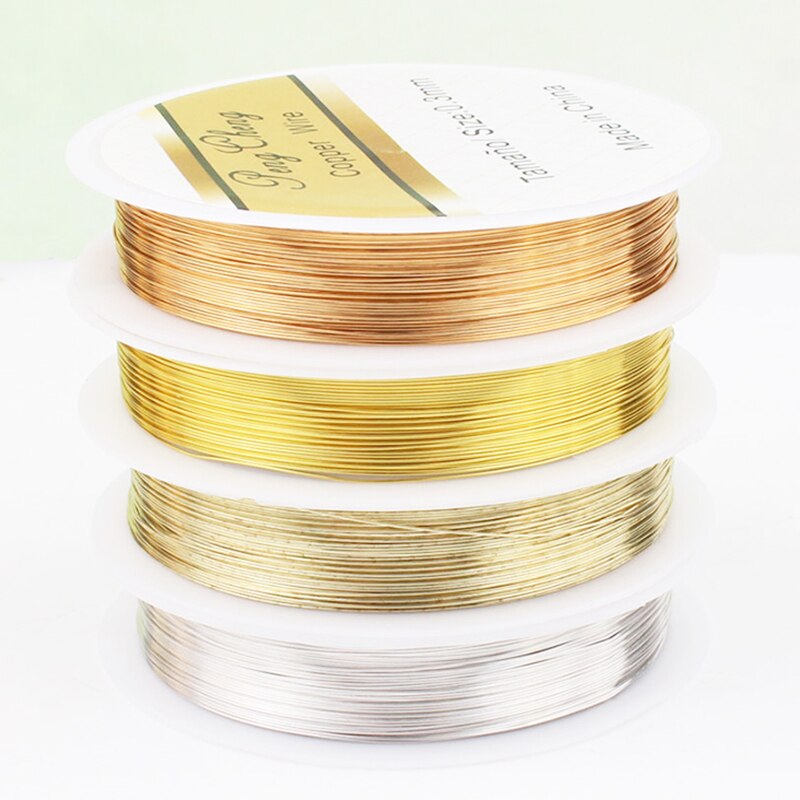 EEN + + + Koperdraad 0.3/0.4/0.5/0.6mm 4/Kleur Bead Cord DIY voor Sieraden maken Armband langdurige vaste kleur Geen verkleuring