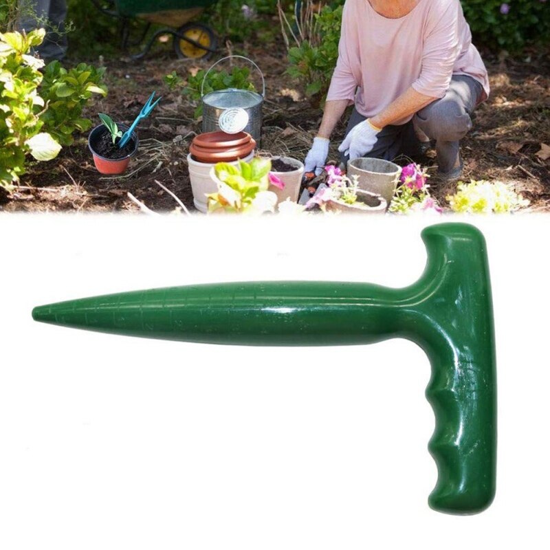 Plastic Soil Punching Machine Seedling Puncher Sowing Tool Spread Soil Punching Machine Gardening Supplies Garden
