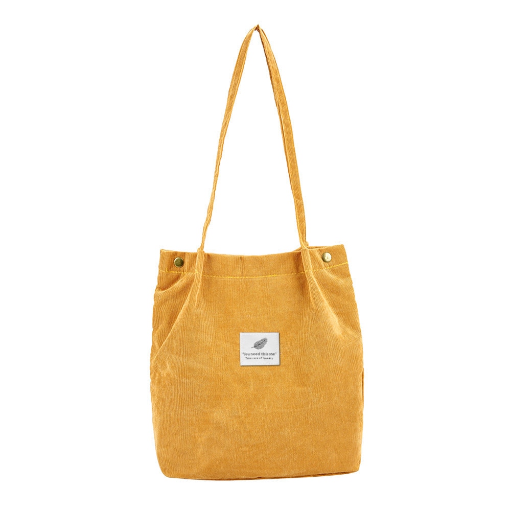 Large Capacity Ladies Corduroy Women Bag Shoulder Bag Casual Canvas Bag Soft Women's Handbag Bags Bolso Mujer #SRN