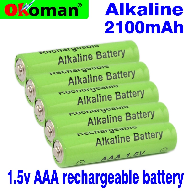 4 ~ 20 pcs Nieuw AAA Batterij 2100 mah 1.5 V Alkaline AAA oplaadbare batterij voor Afstandsbediening Speelgoed licht Batery