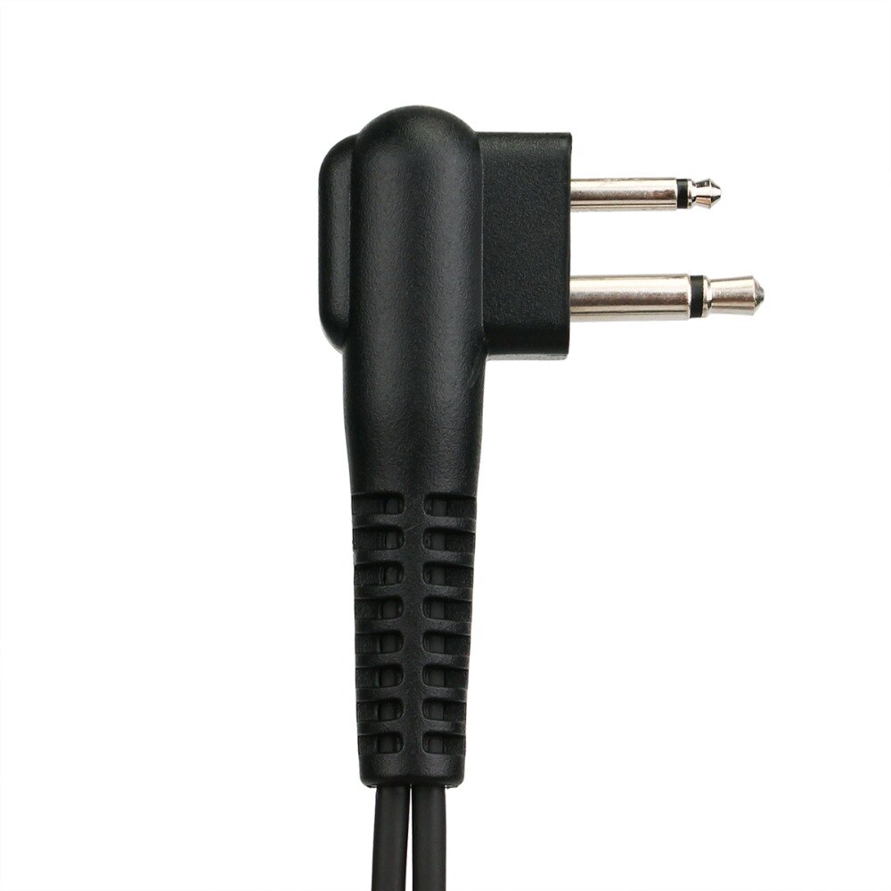 Big Size PTT 2PIN Earpiece Covert Acoustic Tube Headset For Motorola Walkie Talkie EP450 PRO1150 CP100 GP2000 CT150 Ham Radio
