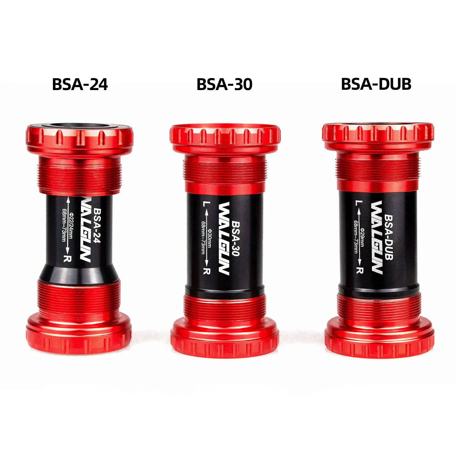BSA Gewinde Fahrrad Tretlager Keramik BB BSA24 BSA30 BSA29 Englisch für MTB Rennräder 24mm 30mm 29mm Hülse Fahrrad Kurbel