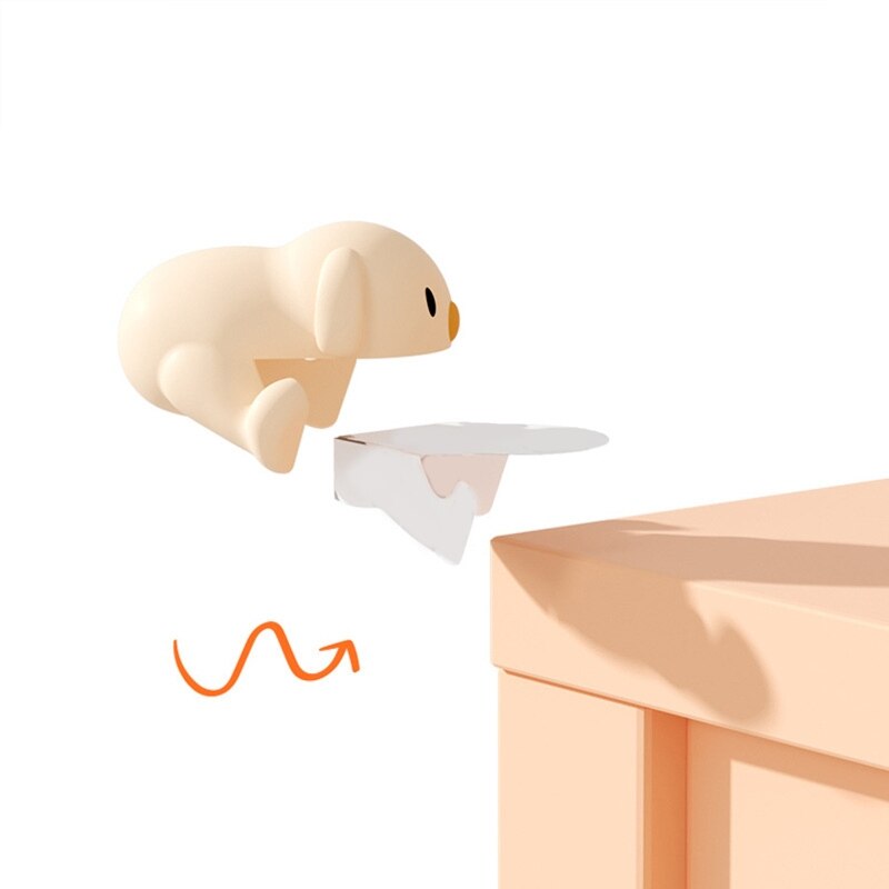 Cartoon Dier Hond Tafel Hoek Protector Bumper Meubels Edge Protector Baby Veiligheid Siliconen Bescherming Voor Tafel Bureau