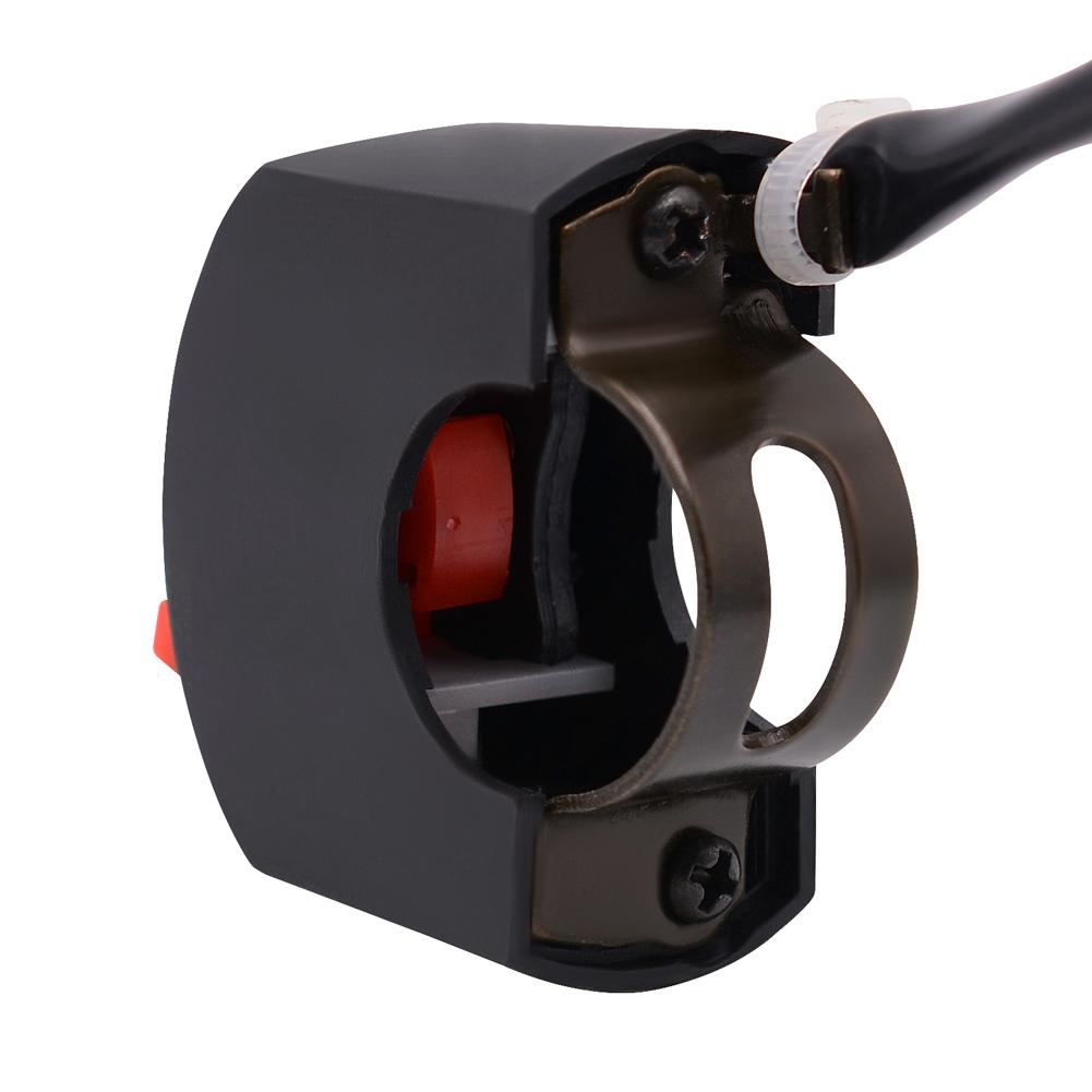 7/8" Universal Motorcylce Handlebar Accident Hazard Light Switch ATV Scooter Snowmobiles Handle Bar Button Connector