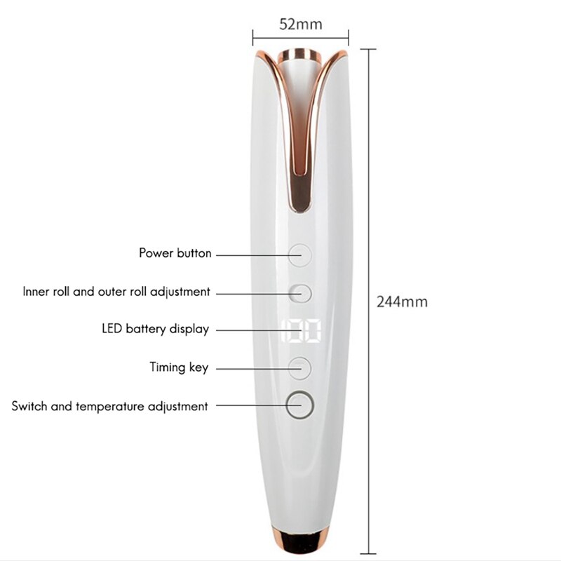 Auto Rotate Hair Curler Ceramic Curling Iron Long-Lasting Hair Styling Constant Temperature Wave Hair Care Hair Curler