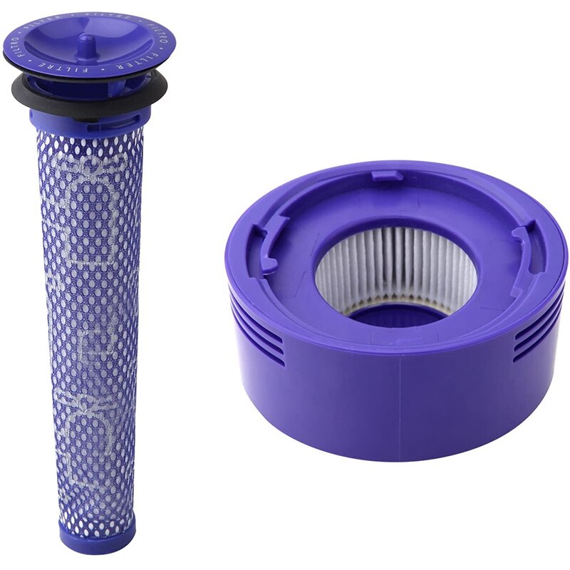 Pre Filter + Hepa Post-Filter Kit Voor Dyson V7, V8 Cordless Vacuum, vervanging Pre-Filter En Post-Filter: Default Title