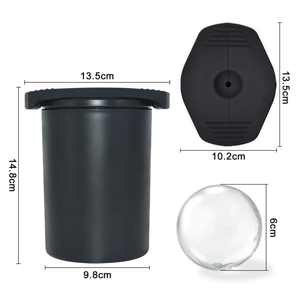 Ice Ball Maker Mould Bar Freeze Large Transparent Ice Cube Ice Maker High Transparency IceCube Tray Kitchen Accessories: Blue
