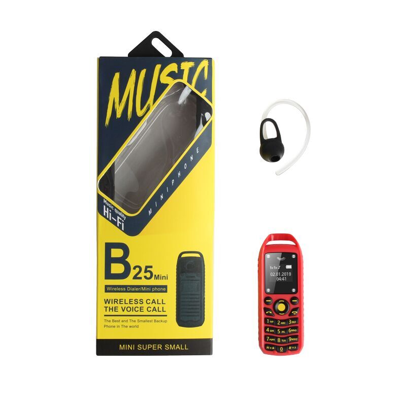 Unlocked Mobile Phone Super Mini Small Hebrew Keyboard Russian ArabicEarphone Kid 380mAh Mobile Phone UNIWA B25