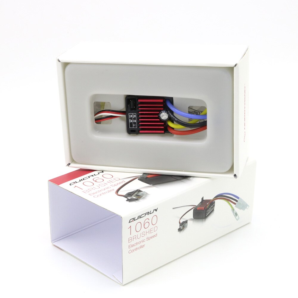 Hobbywing quicrun børstet 1060 60a elektronisk hastighedsregulator esc 1060 med switch mode bec til 1:10 rc biler