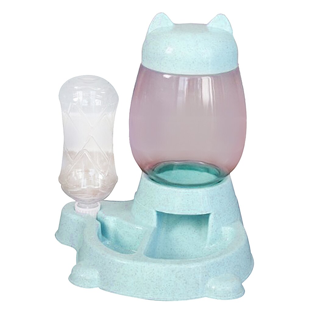 Dispensador de agua automático para mascotas, perros, cachorros, gatos, plato de comida antiderrames, cuenco para beber