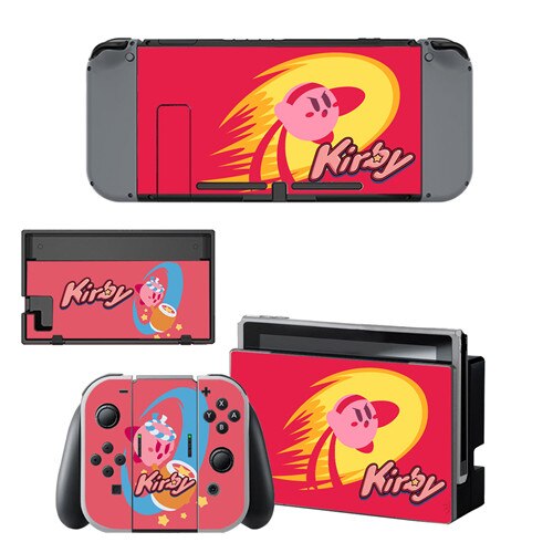 Gioco Kirby Autoadesivo Della Pelle del vinile per NintendoSwitch adesivi skin per Nintend Interruttore NS Console e Joy-Con Controller: YSNS0504