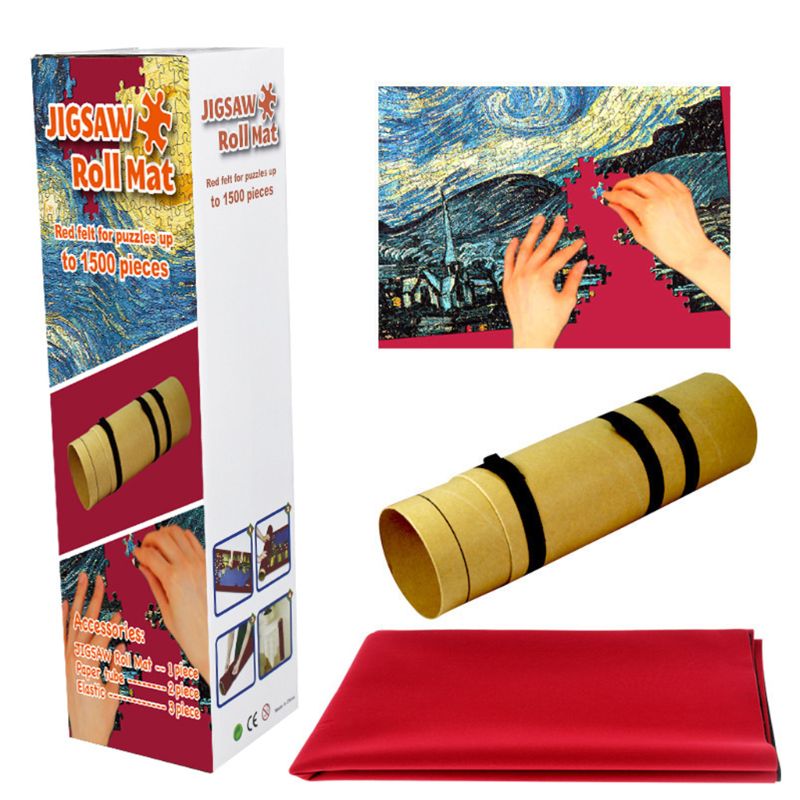 Puzzle Mat Roll Up for Jigsaw Puzzles Upto 2000Pcs Jigsaw Puzzles Roll Up Mat