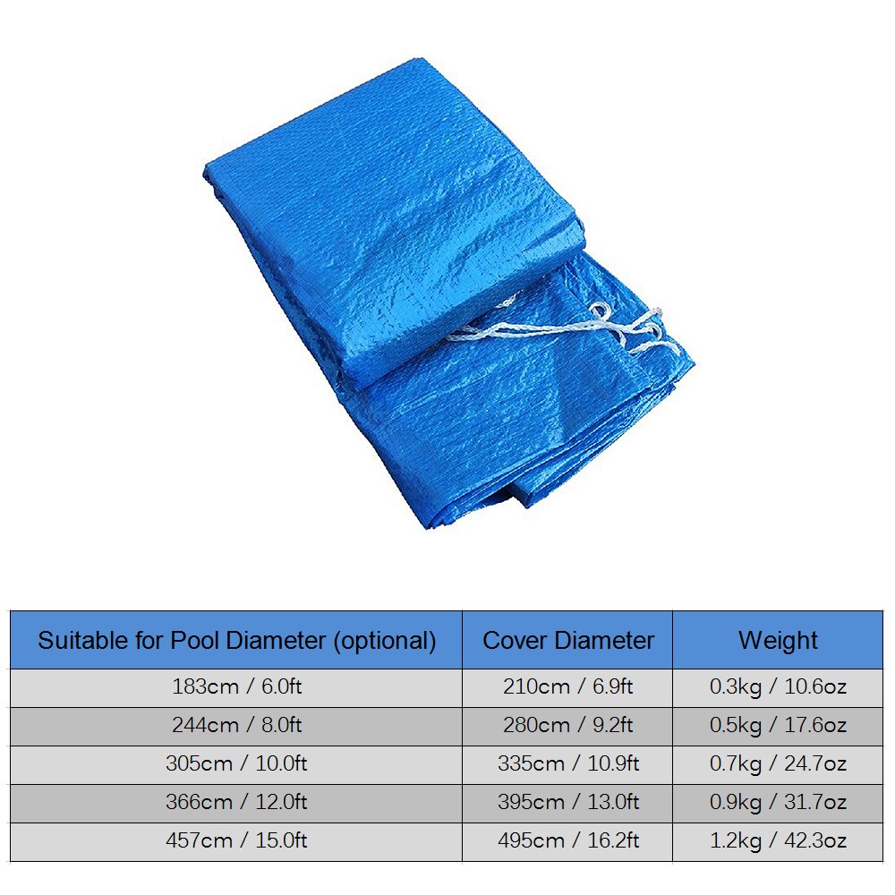 Swimming Pool Cover Swimming Pool Ground Mat high UV-resistant PE Rainproof Dust Cover Mat Swimming Pool Accessories