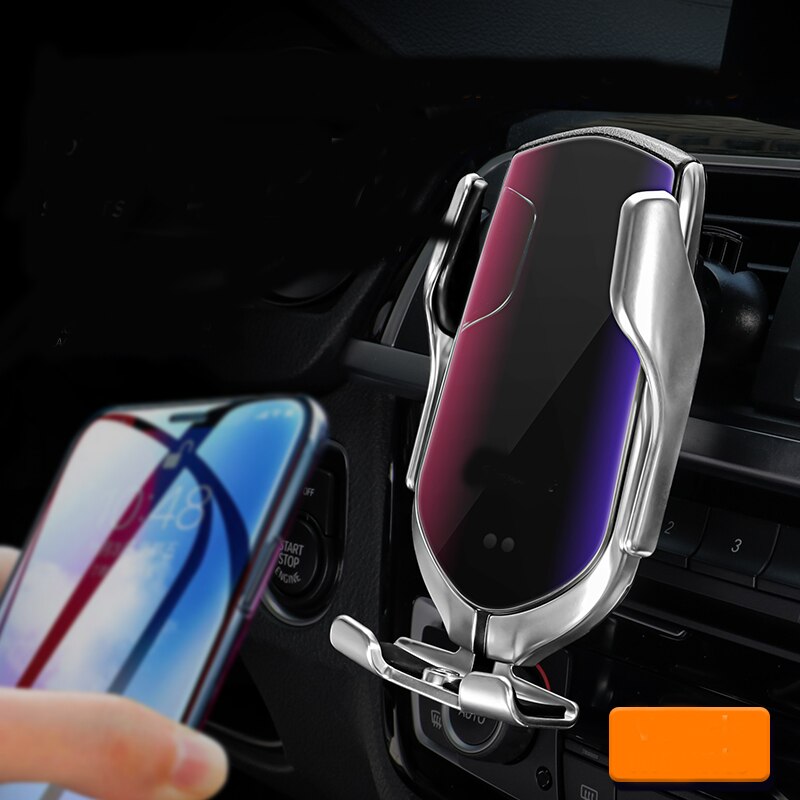 Car mobile phone wireless charging bracket magnetic absorption universal universal all mobile phone charging car bracket